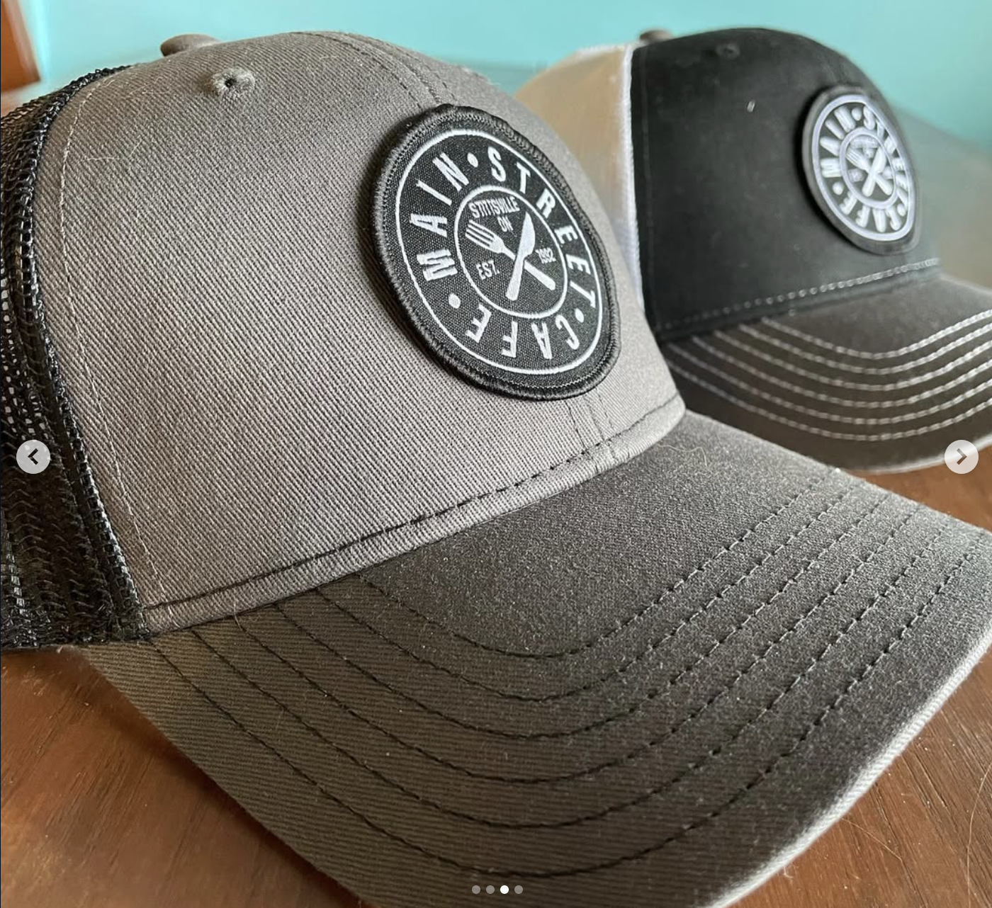 Grey/brown MSC trucker cap